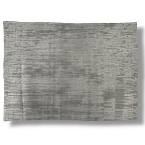 Restoration Hardware Brushstroke Jacquard CottonWool Sham Standard Fog Gray